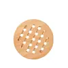 Tapete isolante térmico de bambu, jogo americano para mesa de jantar, vazado, antiderrapante, à prova d'água, à prova de óleo, base anti-queimadura para panelas, base para tigelas, base para caçarolas, atacado e feito sob medida