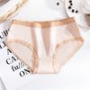 Bragas de algodón con encaje sexy, transpirables y sin costuras, de gran tamaño, para mujer, directas de fábrica.