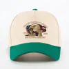 Gorra de Algodón Puro Estampada Bloques de Color de Cinco Piezas Transfronteriza Gorra Conmemorativa del 250 Aniversario Americano Gorra de Béisbol Moda Tendencia Pico de Pato