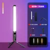 Luz de palo de fotografía RGB Ruifutu, luz de relleno fotográfica de mano para fotografía al aire libre, transmisión en vivo, escenas nocturnas e iluminación de la parte inferior del rostro