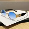 Gafas de sol de moda europeas y americanas de nuevo estilo 2025 con montura ovalada para mujer Gafas de sol para mujer Tendencia Protección UV sunglass Tendencia