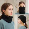 Cachecol Versátil, À Prova de Frio e Quente, Chapéu de Inverno e Outono Empilhado, Cachecol de Imitação de Caxemira, Chapéu de Tricô Torcido Multifuncional para Homens e Mulheres