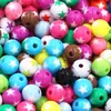 Contas Estrela de Cinco Pontas Bicolor Contrastantes de 12mm com Furo Reto Material para Acessórios de Corrente de Celular Colar de Joias Artesanais DIY