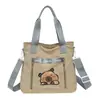 Bolsa Grande para Mujer, Casual y Fresca Bolsa de Mano Cruzada con Dibujo de Panda, Gran Capacidad, Bolsa de Tote Ultraligera para Salir