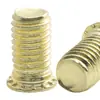 Tornillos Remachables de Acero Inoxidable 304 Color Dorado Tornillos Remachables de Cabeza Plana Pernos de Placa de Presión Fábrica Mayorista M3/M4/M5/M6