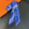 Bufanda Nueva de Seda Sarga, Bufanda Diagonal Estilo Coreano, Cinta Decorativa para Bolsa, Diadema para Mujer, Souvenir Versátil