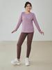 Roupas de Yoga Femininas Manga Longa Roupas Fitness Camiseta Respirável Corrida Roupas Profissionais de Fitness Corrida Matinal Roupas Fitness Jaqueta Estilo Primavera e Outono