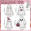Decoração de Mesa Artesanato Ornaments Venda Quente Transfronteiriça Halloween Madeira Fantasma Fofo BOO Bandeja em Camadas Decoração
