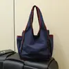 Bolsa de Compras Plegable Transfronteriza Doble Capa Portátil Engrosada para Hombro Supermercado Bolsa de Almacenamiento Ecológica Bolsa de Malla Bolsa para la Colada