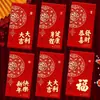 2027 Año del Cordero Sobre Rojo Hojuelas Doradas Escarchado Creativo Dibujos Animados 3D Zodiaco Cien Yuan Mil Yuanes Sobre de Dinero de la Suerte Bolsa de Sobre Rojo de Año Nuevo