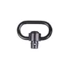 Suministros de juguetes para exteriores al por mayor accesorios tácticos anillo giratorio de liberación rápida QD estándar hebilla de correa negro brillante