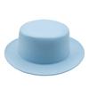 Sombrero de Ala Plana para Pareja Padre e Hijo Hombres y Mujeres Otoño e Invierno Retro Sombrero de Jazz Británico Sombrero de Copa Plana de Ala Ancha Sombrero de Sol para Mujer Sombrero de Hip-hop
