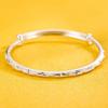 Joyería de Oro Aluvial Pulsera de Gipsófila Nicho para Mujer Lujo Accesible Pulsera de Alta Gama Plateada en Plata Esterlina 999 Joyería de Puesto Venta al Mayoreo