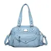 Nova bolsa de ombro casual de couro macio para comércio exterior transfronteiriço, bolsa para mães texturizada e trançada, bolsa transversal de design de alta qualidade, bolsa de mão