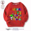 2025 nueva caja de ritmos Sprunki juego de música ropa suéter cuello redondo algodón con forro polar abrigo ropa de niños