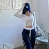 Tallas actualizadas disponibles: Nuevo cárdigan de punto chic coreano con cuello en V y cuello halter, con top de dos piezas falso ajustado