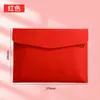 Maletín de Cuero Carpeta de Archivos A4 Broche Enganchable Engrosado Bolsa de Almacenamiento Impermeable para Negocios Se Puede Imprimir con Logo Venta al por Mayor