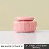 Mini pote de chá de cerâmica, pequeno pote de porcelana esmaltada rosa, caixa de pó de rouge, recipiente portátil selado, pode ser impresso com logotipo
