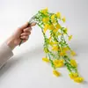 Flores Artificiales Transfronterizas Eucalipto Gloria de la Mañana Gloria de la Mañana Flores de Seda Hogar Boda Patio Exterior Colgante de Pared Techo de Mimbre