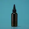 Botellas de Plástico para Mascotas con Boquilla Puntiaguda de 10 ml, 20 ml, 30 ml, 50 ml, 200 ml - Botellas Dispensadoras de Plástico