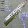 Yixiangfei hebilla de seguridad de tres colgantes borla 12 cm borla cheongsam vestido cara de caballo colgante de jade decoración colgante de cintura tapeta de presión paso prohibido