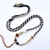 Cordón colgante tejido a mano Tangkazakiram para hombre y mujer, estilo étnico retro, combina con todo, collar de cuerda ajustable.