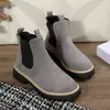 Botas Martin de ante para pareja otoño e invierno botas desierto casual retro de mujer botas de trabajo botas Chelsea cortas zapatos de caña alta para hombre
