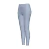 Feito sob medida pela fábrica de origem, com produção de amostra baseada nos designs e logotipo fornecidos, calça de yoga com bolso lateral de malha pêssego e efeito de levantamento de bumbum