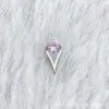 Pendientes de Aleación de Titanio F136 con Circonita de Colores para Helado G23 Titanio Rosca Interna Circonita Joyería para Piercing de Cabeza de Uña de Labio/Lengua