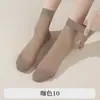 Medias de Seda de Acero Personalizadas para Mujer, Finas de Verano, Ultradelgadas, Transpirables, Medias de Seda de Cristal, Anti-enganches, Duraderas, Calcetines Cortos Reforzados Anti-roturas