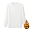 Sudadera de Algodón Pesado Color Sólido Estilo Japonés Cuello Redondo Unisex Holgada Gruesa Sencilla Top de Pareja Manga Larga