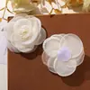 Flores de Renda Flor Rolada Frescas e Versáteis de Verão Acessórios de Cabelo com Presilha de Garra DIY Broche Feminino Acessórios de Flor para Roupas