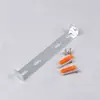 Base de Luz de Teto Ventosa Suporte Placa de Ferro para Luminária Pendente Teto Montagem Tira de Fixação
