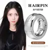 2026 Nuevo Estilo Pinza Redonda Pequeña de Metal para el Cabello para Flequillo, Pinza Lateral para la Frente de Mujer, Accesorio de Pasador de Alta Gama