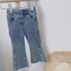 Jeans para Niñas 2024 Nuevos Pantalones Elegantes de Primavera y Otoño para Bebés y Niños Pantalones Jeans Versión Coreana