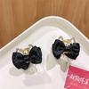 Wang Xinling mismo lazo Corona horquilla Cabeza de princesa pinza para el pelo pequeña accesorios para el cabello tamaño pequeño pinza para flequillo tocado horquilla