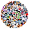 50 Lindas Pegatinas de Graffiti de Halloween, Vasos de Agua, Vasos de Agua para Teléfono Móvil, Pegatinas Decorativas Impermeables, Pegatinas para la Fiesta de Halloween