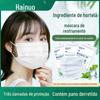 Heshe Hainuo Mint Cool Máscara Branca Descartável Protetor Solar de Três Camadas Verão Fino Respirável Embalagem Independente
