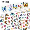 Pegatinas de uñas de mariposa pegatinas de uñas Mariposa Uñas Arte PegatinaF624 F625 F678