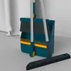 Conjunto de Vassoura Doméstica Vassoura e Pá de Lixo Combinação Criativa Moderna Vassoura Dobrável Pá de Lixo Conjunto de Ferramentas de Limpeza