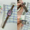 Adequado para Pulseira de Relógio Xiaomi 9Pro Pulseira 8Pro Gatinho Biscoito Feminino Pulso Couro Relógio Arroz Vermelho Watch5/4 Pulseira de Relógio