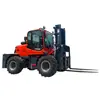 Empilhadeira Off-Road com Tração nas Quatro Rodas 3 Toneladas 5 Toneladas Carregamento e Descarregamento Tudo-em-Um Diesel Multifuncional com Elevador de Caçamba