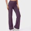 Pantalones sueltos, suaves, de pierna ancha para Pilates y yoga para mujer, para otoño e invierno, largo 9/10, con caída fluida, secado rápido, cintura alta y diseño de pierna recta.