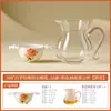 Flor de Granado Filtro de Té Cerámico de Doble Asa Colador de Té Chino Filtro de Té Doméstico Accesorios para Juego de Té Kung Fu de Gama Alta