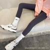 Pantalones Tiburón Cortos de Primavera y Otoño para Mujer Ropa Exterior Cintura Alta Levanta Caderas Pequeño Stretch Slim Yoga Leggings Pierna de Barbie