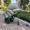 Carrinho Elétrico Tigre Totalmente Automático Comercial Transportador de Azulejos Canteiro de Obras de Cimento Veículo Especial para Piso Caminhão Plataforma