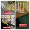 Tablero de Escritorio Acrílico Transparente Luminoso Pizarra Blanca Pizarra Negra Stand Tablero Publicitario Tablero Fluorescente Led Tablero de Escritura Comercial