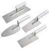 Colher de Gesso, Colher de Pedreiro em Aço Inoxidável, Raspador Dentado, Colher de Cimento para Azulejo