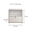Mueble aparador modular combinado USM mueble de TV mesita de noche mismo estilo que las celebridades de internet vitrina INS mueble de almacenamiento vitrina