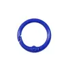 Barniz para Hornear Dopamina Color Caramelo Argollas Abiertas Argollas de Resorte Amuletos de Figura 23mm Llaveros Llaveros Cuentas Perler Colgantes